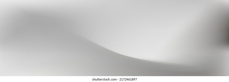 Silberglätter, flüssiger, glatter Hintergrund. Fließen Smog Wasser Cloudy Monochrom Pastellfarben Tapete. Wavy Wetter Sky Curve Light Gray Design Pic. Wolkenweißer, grauer, unscharfer Metal Gradient Mesh.