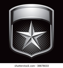 silver star on silver display