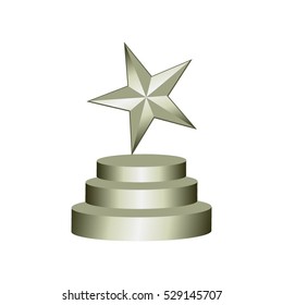 Silver Star on the stand.