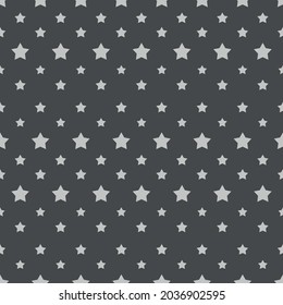 Silver star pattern on blackboard texture