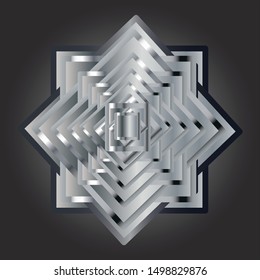 silver star pattern textures for business 