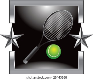 silver star tennis racket