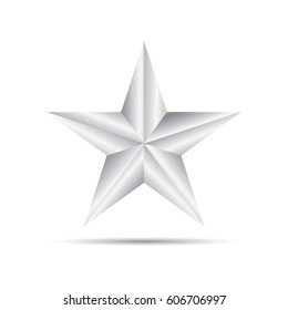 Vetor Estrela de Prata EPS10