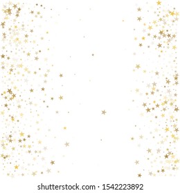silver stars background, sparkling christmas lights confetti falling isolated on white. magic shining Flying stars glitter cosmic backdrop, sparkle vector border.