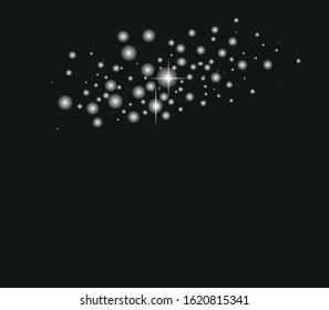 
silver stars on a dark background. Dust.
