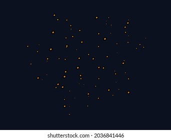 Silver Stars (overlay). vector illustration