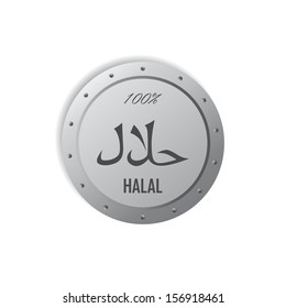 silver steel halal label