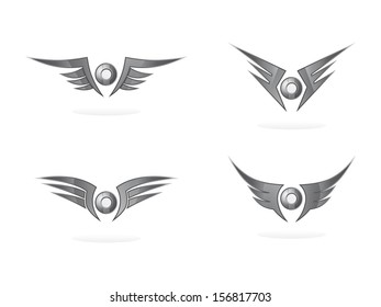 silver steel theme wing set volume one