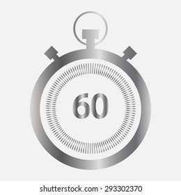 Silver Stopwatch icon