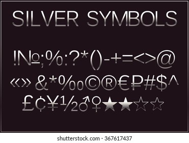 Silver symbols
