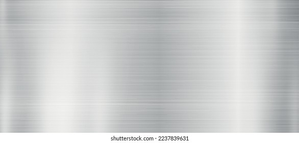 Silver texture, aluminum web background template - Vector illustration