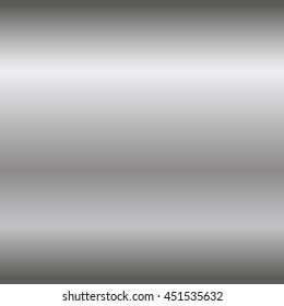 Silver texture seamless pattern. Light realistic, shiny, metallic empty horizontal gradient template. Abstract metal decoration. Design wallpaper, background, wrapping, fabric etc Vector Illustration.