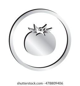 Silver Tomato Icon