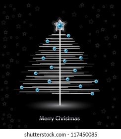 silver tree with gems