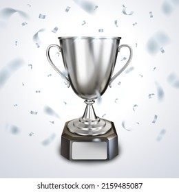 Silver Trophy with Football inside! - Vectorjunky - Free Vectors, Icons,  Logos and More