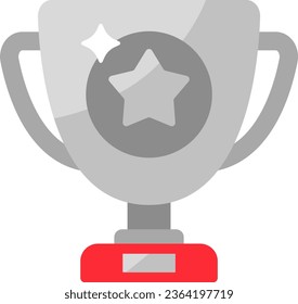Silver Trophäe-Star-Symbol