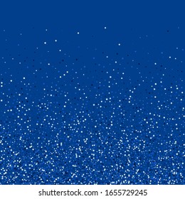 Silver Universe Twinkle Vector Texture. Abstract Sparkle Design. Shimmer Confetti Wallpaper. Silver Digital Abstract Background.