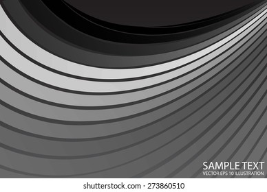 Silver vector abstract lighted design background illustration - Abstract background design template illustration 