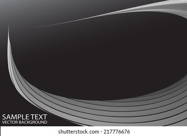 Silver vector abstract space design background illustration - Silver shiny futuristic template design