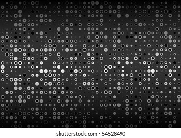 Silver vector doted pattern