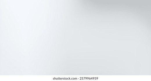 Silver vector foil background with metal mirror texture. Chrome gradient surface with light gloss design simple art