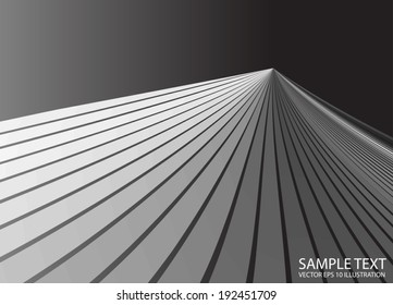 Silver vector lighted abstract peak background - Silver modern design template illustration