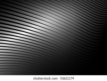 Silver vector  lined surface