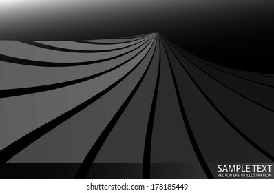 Silver vector metal abstract background   design illustration - Metal abstract hill vector silver shiny background