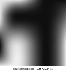 Silver Vector Metallic Digital Design Picture. Black Smooth Grey Watercolor Blurry Wallpaper. Empty Trendy Minimal Dark Gradient Backdrop. Aluminium Liquid Monochrome Minimal Gradient Mesh.