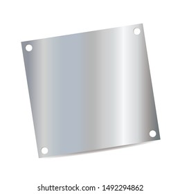 Silver vectors on white background. illustration, EPS10.