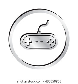 Silver Video Game Icon