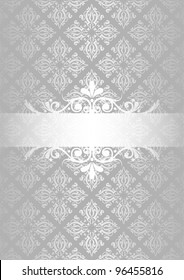 Silver vintage background