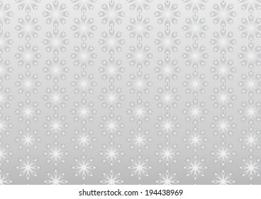 Silver Vintage blossom and roots shape pattern on light yellow background. Classic bloom and roots pattern style for old mood design