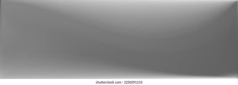 Fondo de superficie suave de agua plateada. Malla de gradiente ondulado vibrante natural. Malla de gradiente ondulada monocromática. Fondo Gris Gris Borroso. Ilustración de textura desenfocada metálica.