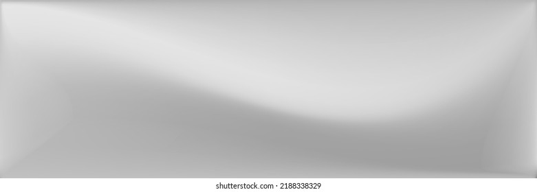Silver Wavy Gradient Mesh. Alluminium Blurred Texture Illustration. Gray Natural Smooth Surface Backdrop. Water  Blank Office Background. Grey Black and white Wavy Gradient Mesh.