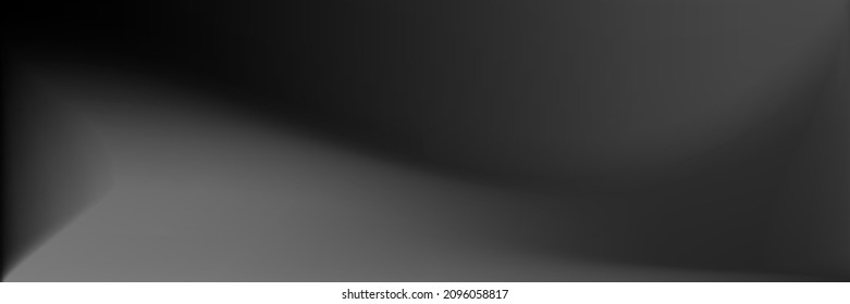 Silver Wavy Gradient Mesh. Metallic  Grey Trendy Background. Blank Blurred Texture Illustration. Monochromatic Natural Horizontal Lines Backdrop. Vibrant Water Wavy Gradient Mesh.