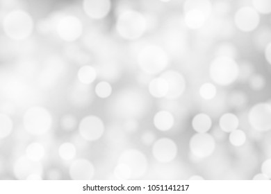 Silver White Bokeh Background Texture Backdrop Stock Vector (Royalty ...