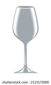 silver wine cup utensil icon