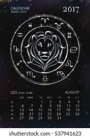 Silver Zodiac Calendar for 2017 year.12 zodiac symbols
