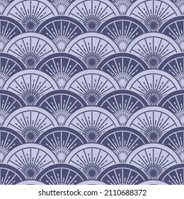 Silver-purple scale-style decorative seamless pattern print. Digital background, vector illustration, surface design