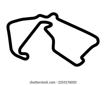 Silverstone Circuit GP Track Layout