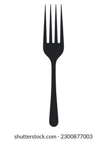 silverware fork design over white