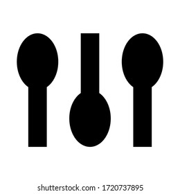 silverware icon or logo isolated sign symbol vector illustration - high quality black style vector icons
