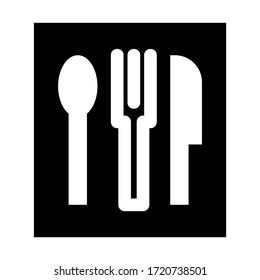 silverware icon or logo isolated sign symbol vector illustration - high quality black style vector icons
