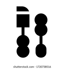 silverware icon or logo isolated sign symbol vector illustration - high quality black style vector icons
