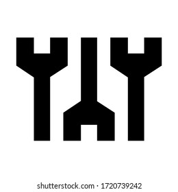 silverware icon or logo isolated sign symbol vector illustration - high quality black style vector icons
