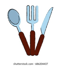 silverware vector illustration