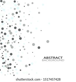 
Silvery circles on a white background. Stylish banner design.