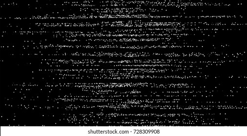 Silvery small confetti on a black background. Luxury festive New Year background. Silver shiny abstract texture. Element of design. Vector illustration, EPS 10.