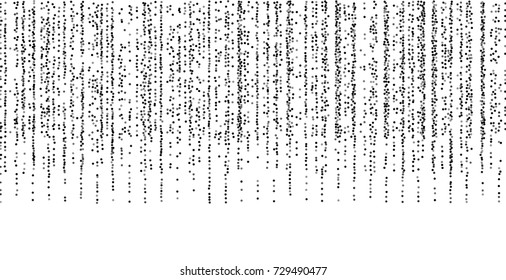 Silvery small confetti on a white background. Luxury festive New Year background. Silver shiny abstract texture. Element of design. Vector illustration, EPS 10.